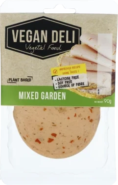 Vegansk Pålegg Mixed Garden 90g Vegan Deli