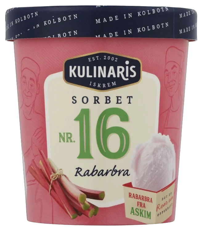 Rabarbra-sorbet 0,5l Kulinaris
