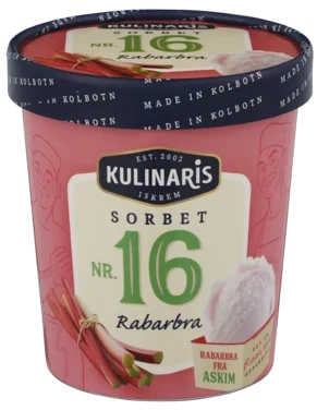 Rabarbra-sorbet 0,5l Kulinaris