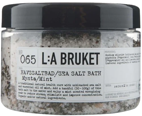 L:a Bruket Sea Salt 065 Bath Mint 450 g