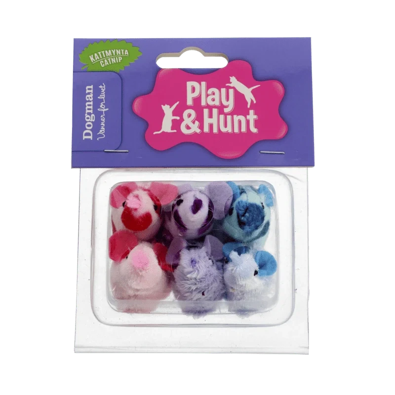 Mus med Catnip Blandede Farger
