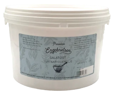 Salatost i Urt & Krydderolje 2,2kg Engebretsen
