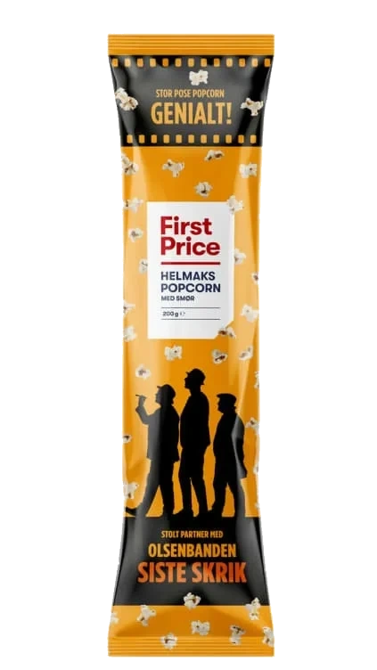 Popcorn m/Smørsmak 200g First Price