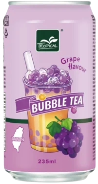 Tropical Bubble Tea Grape 235ml
