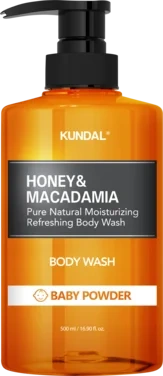 Honey & Macadamia Pure Body Wash Baby Powder