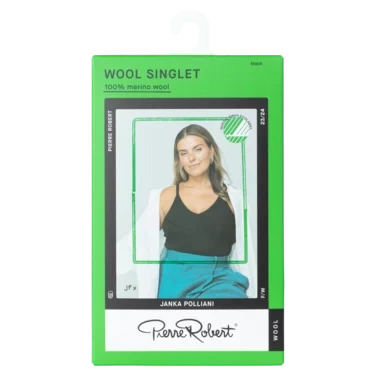 Wool Singlet Black L/xl