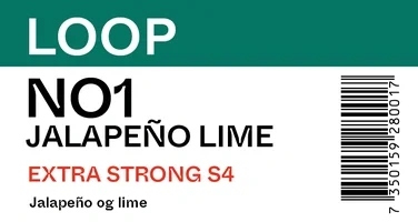 Loop No1 Jalapeno Lime Extra Strong S4 24p