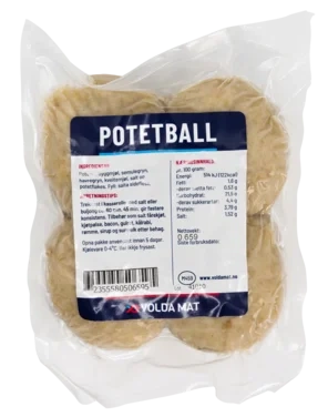 Potetball m/Flesk 4-pak