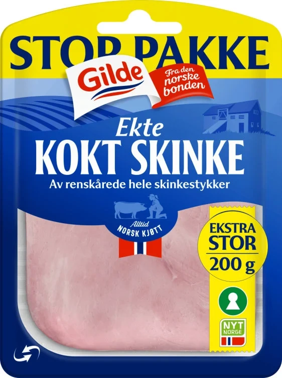 Ekte Kokt Skinke 200g Enh