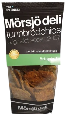 Tunnbrödchips Örtagård 100g Mörsjö Deli