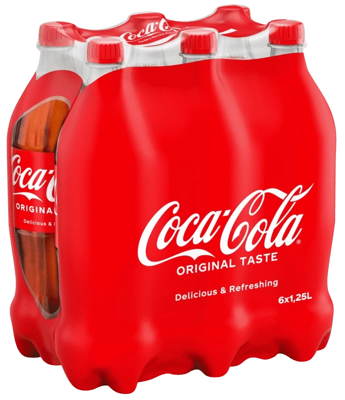 Coca-Cola 6stk x 1,25l, 7,5l