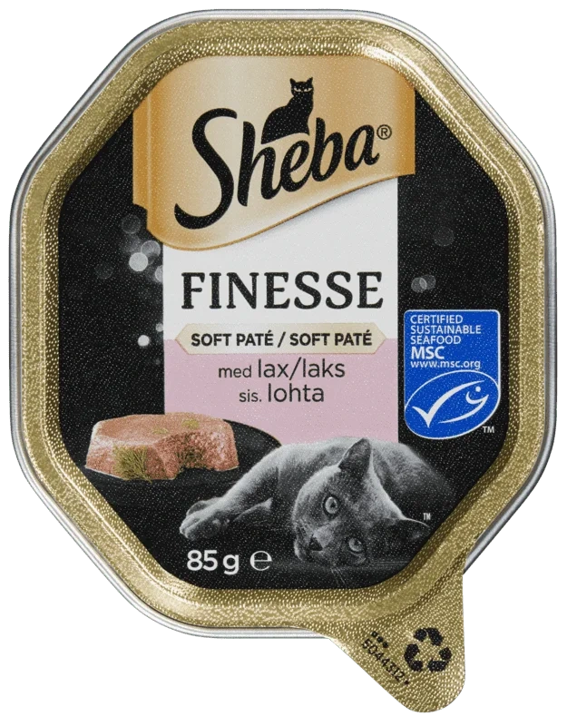 Sheba Finesse Mousse Salmon Msc 2x11x85g