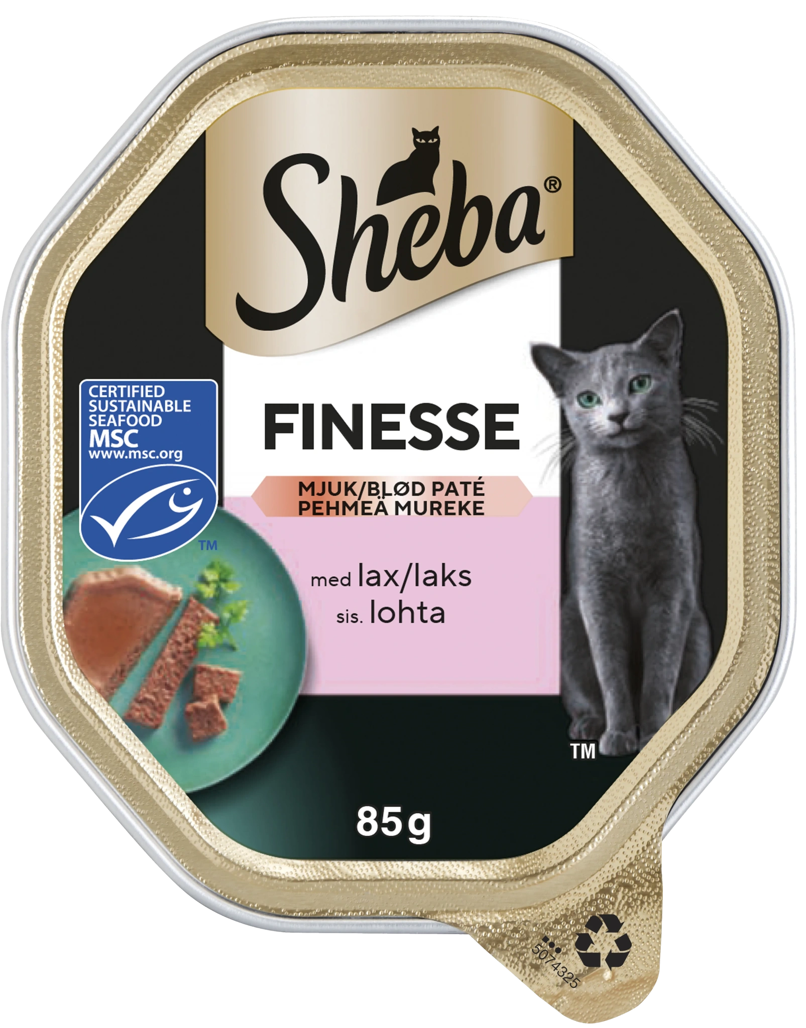 Sheba Finesse Mousse Salmon Msc 2x11x85g