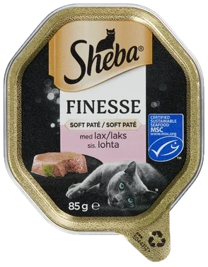 Sheba Finesse Mousse Salmon Msc 2x11x85g
