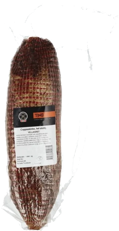Coppaskinke Vellagret Ca1,3kg Tind