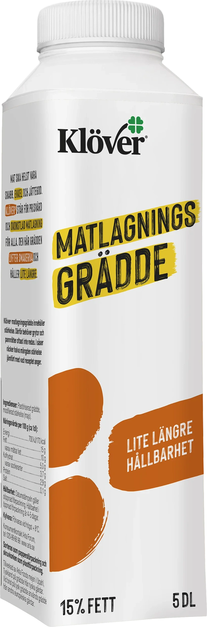 Matlagningsgrädde 15% 5 dl
