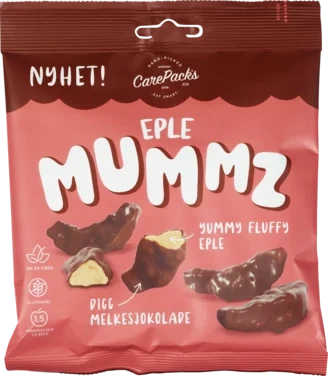 Eplemummz med Melkesjokolade 40g