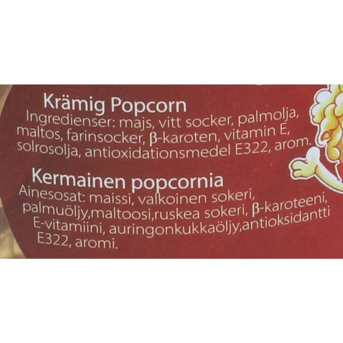 Snack Krämiga Popcorn