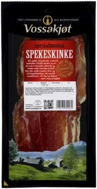 Spekeskinke 100g Skivet Vossakjøt