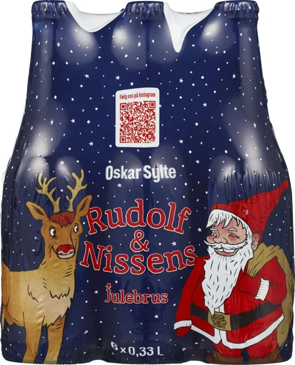 Rudolf & Nissens Julebrus 0,33lx6 flaske