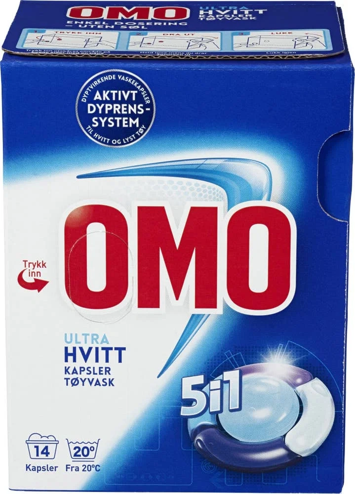 Omo ultra hvitt 5i1
