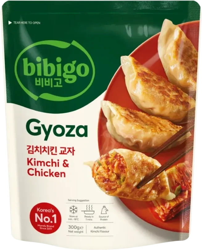 Bibigo Kimchi & Chicken Gyoza 600g