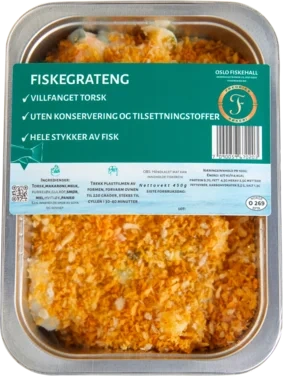 Fredriks Røkeri Fiskegrateng 450g