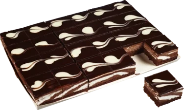 Mousse Au Chocolat Slices Oppd 24stk - 1000g