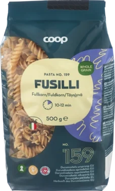 Fusilli Whole Wheat