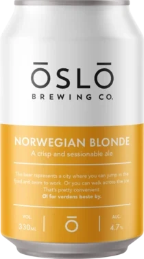 Oslo Brewing Co 0,33l Norwegian Blonde