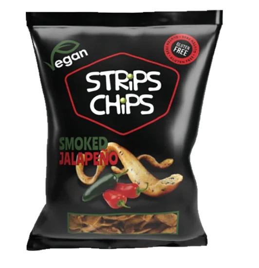 Strips Chips Smoked Jalapeno 80g