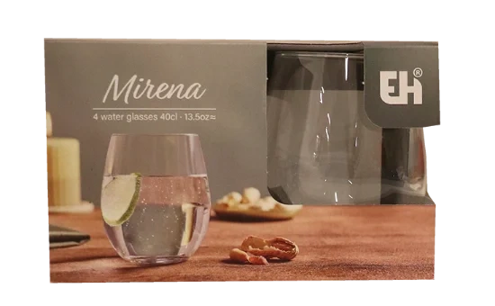 Glass Mirena Sett 4x400 ml