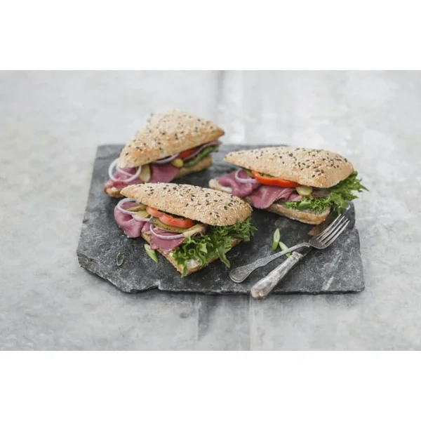 Trekantbrød Halvgrov Surdeig 110g 30stk