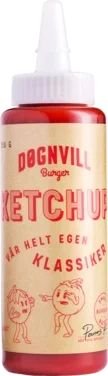 Døgnvill Ketchup Flaske 0,3