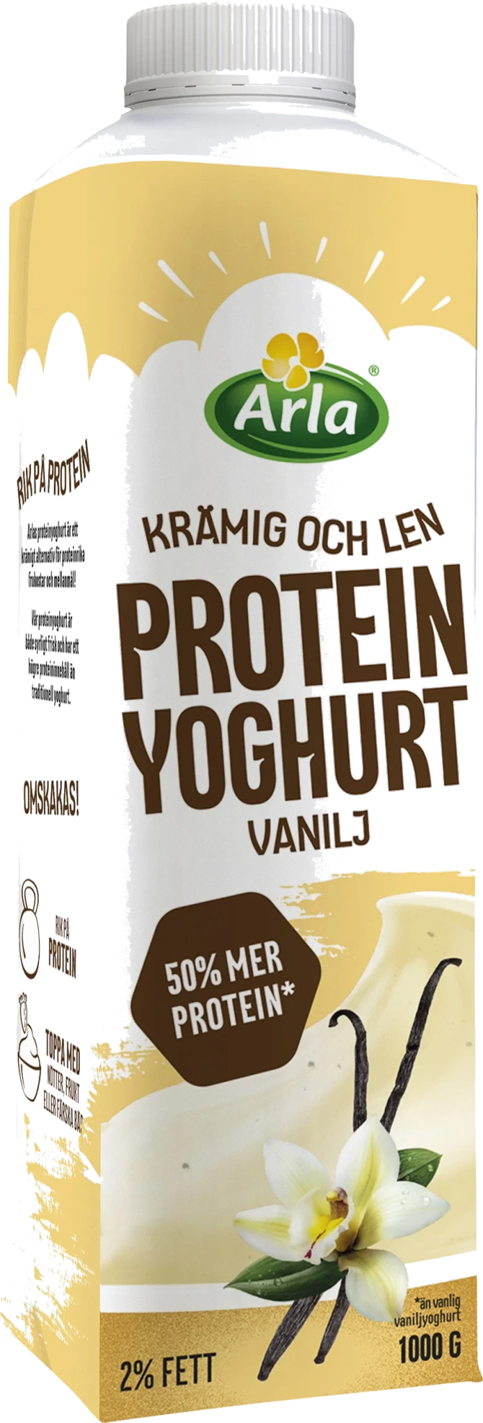 Proteinyoghurt vanilj 1000 g