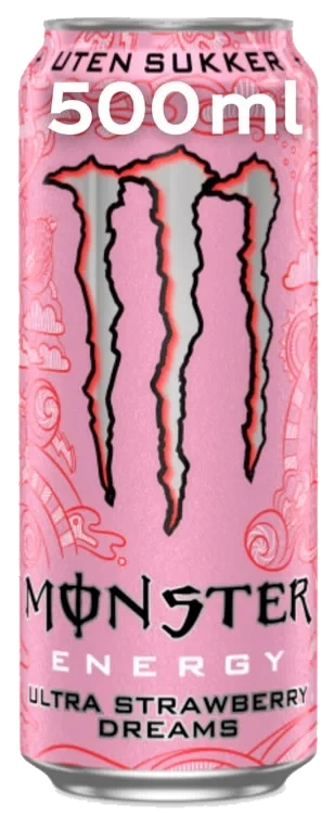 Monster Ultra Strawberry 0,5l boks