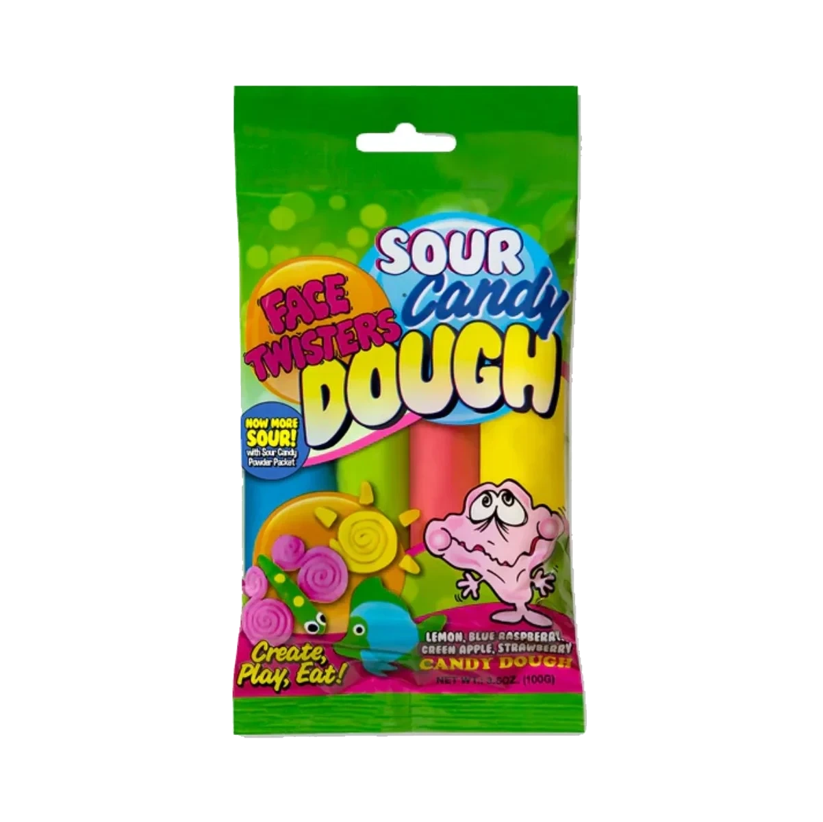 Face Twisters Sour Candy Dough 100 g
