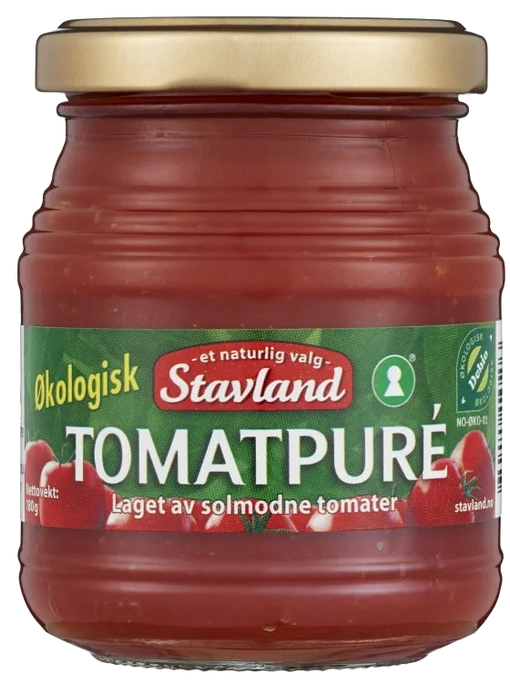 Tomatpuré Økologisk 180g Stavland