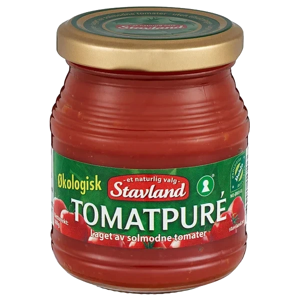 Tomatpuré Økologisk 180g Stavland