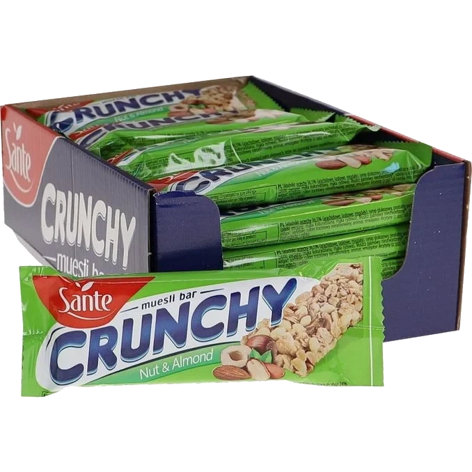 Crunchy Bar Nöt & Mandel 25-pack