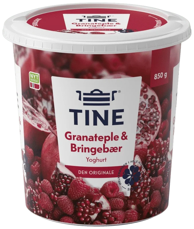 Tine Yoghurt Granateple/Bringebær