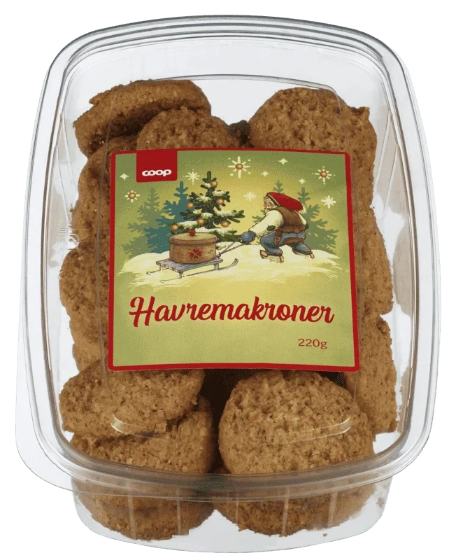 Coop Havremakroner 220g