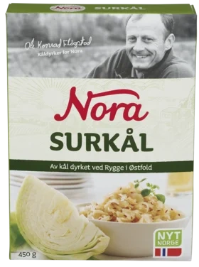 Surkål 450g Nora