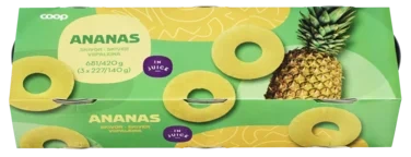 Pineapple Slices In N/j 3-pack, Choice Quality