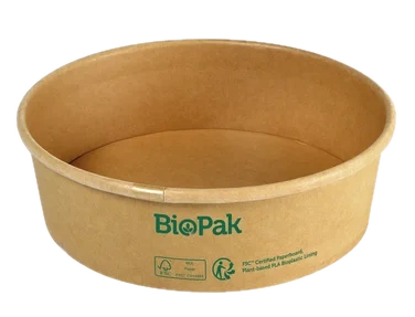 Skål Ronda Bred Papp/pla Brun 500ml