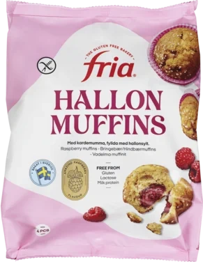 Fria Bringebærmuffins Glutenfri 200g