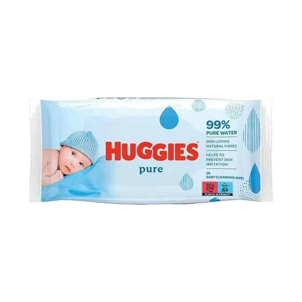 Huggies Baby Våtservetter Pure 56pk