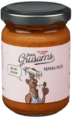 Onkel Grusoms Pesto Papria 135g