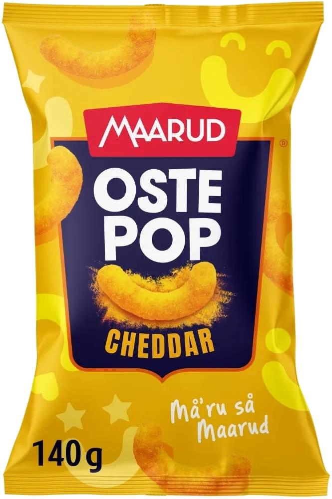 Ostepop med cheddar