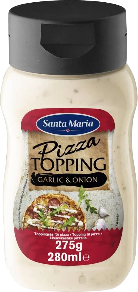 Pizza topping Galric & Onion, 0,28 l